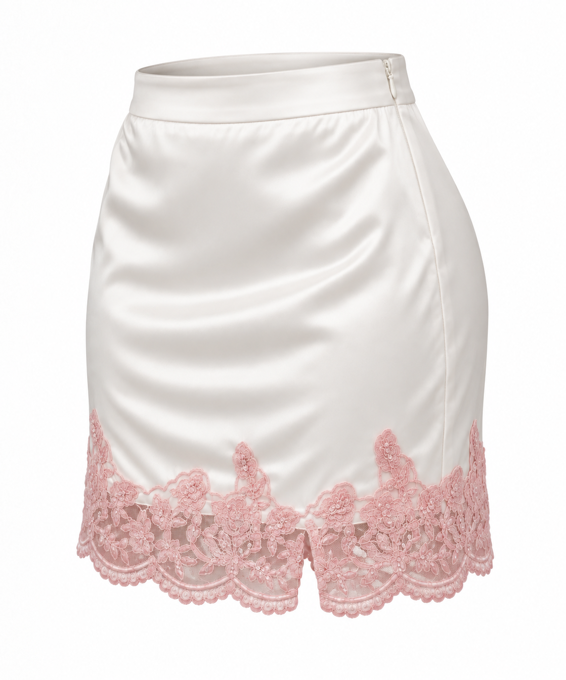 Fleur de Rosé Slip Skirt